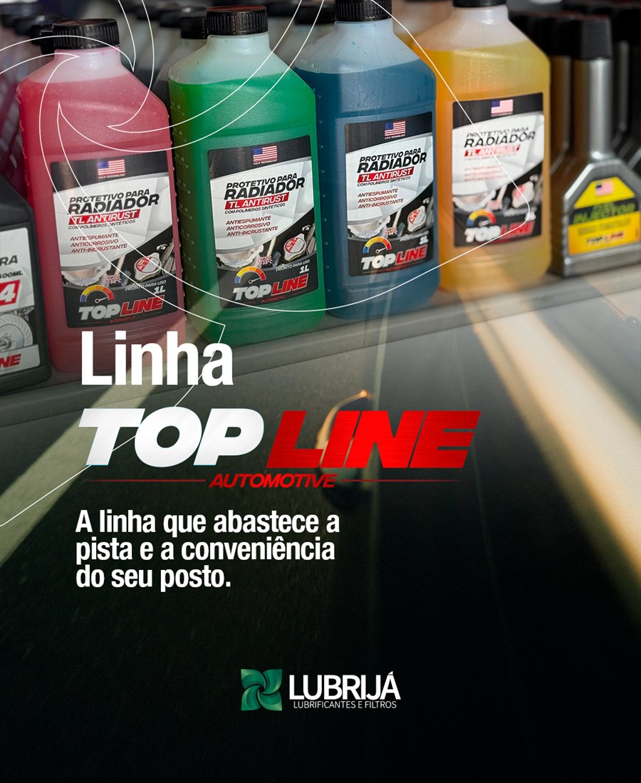 Produtos da linha Top Line: protetivos para radiador e aditivos